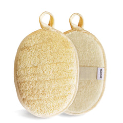 EcoPure Natural Exfoliating Loofahs (2-Pack)