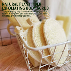 EcoPure Natural Exfoliating Loofahs (2-Pack)