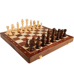 Kids' Grand Wooden Chess Kit